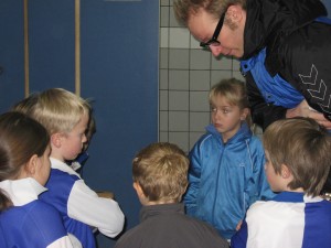 Voorbespreking met ��n van de coaches